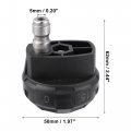 X Autohaux Car Pressure Washer Spray Nozzle 6 In 1 Quick Changeover Power With 4 Connect 4000 Psi Black