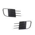 Fog Light Trims For Volkswagen Gti 2010 2011 2012 2013 2014 Front Driver And Passenger Side Pair Textured Black Vw1039125 