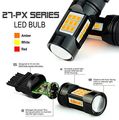 Jdm Astar 2600 Lumens Extremely Bright Px Chips 3056 3156 3057 3157 4057 4157 Led Bulbs With Projector Amber Yellow 