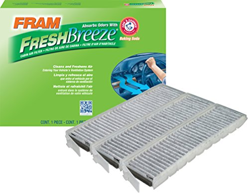 Fram Fresh Breeze Cabin Air Filter With Arm Hammer Baking Soda Cf8391a For Select Gm Vehicles White