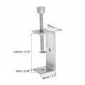 Uxcell Stainless Steel C-clamp 4 72 Inch Wide Jaw Opening With Knurled Hand Twist For Woodworking Welding Building