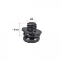 Uxcell M6 X 10mm Carbon Steel Phillips Pan Head Machine Screws Bolts Combine With Spring Washer And Plain Washers 20pcs