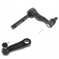 Front Driver And Passenger Side Steering Kit Idler Arm Bracket Assembly With Pitman Psa58494 For 97-04 Ford 98-02 Lincoln 