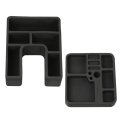 Front Floor Center Console For Ford F150 F250 F350 Bronco 1978-1996 Organizer Inserts 2pcs 