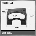 Instrument Cluster Speedometer Dash Bezel Trim For Ford F150 2004-2008 Core Control Black