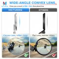 Mictuning Universal Motorcycle Mirrors 3 Inch Round Folding Bar End Side Mirror Compatible With Honda Scooter Suzuki Yamaha