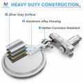 Mictuning Universal Motorcycle Mirrors 3 Inch Round Folding Bar End Side Mirror Compatible With Honda Scooter Suzuki Yamaha