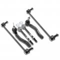 A-premium Set Of 6 Front Sway Bar Link Inner Outer Tie Rod End Compatible With Toyota Yaris 2006 2007 2008 L4 1 5l Replace 