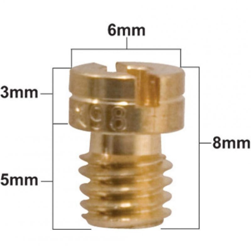 Keihin 99101-393 Series Main Jet 98 No Ca For Honda Crf125f 2014-2018