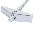Uxcell 1 4-inch X 3-inch Male Thread Spring Loaded Hollow Wall Round Head Toggle Bolt 10pcs