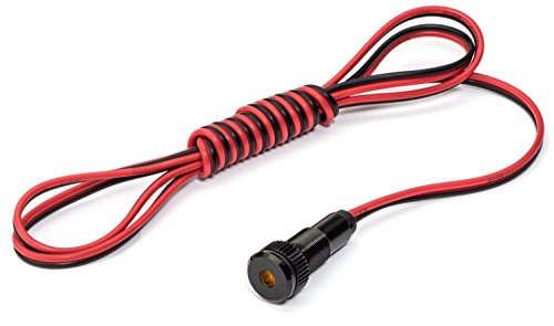 Plug-n-play Instrument Cluster Led Indicator Light Dash Bulbs Aluminum Pilot Lights Color Acrylic Lens Flush Panel Mount 5 16