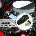 Auto Engine Temperature Cooling Fan Switch Fitting Adapter 10an 160 Degrees On 145 Off Aluminum Alloy Universal Radiator