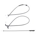 3pcs Front Rear Middle Engine Hood Release Cable For Bmw E65 E66 740i 745i 745li 750i 750li 760i 760li Alpina B7 
