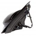 Ocpty Black Left Side And Right Mirrors Fit For 2014-2016 Chevy Impala Limited Smooth Mirror Glass Non-folding Non-heated