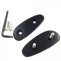 Smt-mirror Block Off Base Plates Compatible With Suzuki Gsxr 600 750 1000 Gsx-r 2001-2004 Black B00rnivkhe