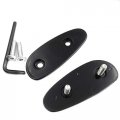 Smt-mirror Block Off Base Plates Compatible With Suzuki Gsxr 600 750 1000 Gsx-r 2001-2004 Black B00rnivkhe