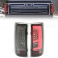 Tail Light For 2014-2018 Gmc Sierra 1500 2500hd 3500hd Pickup Truck Led Tube Bar Stop Brake Lamps Lh Rh Lamp Black Housing 