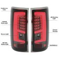 Tail Light For 2014-2018 Gmc Sierra 1500 2500hd 3500hd Pickup Truck Led Tube Bar Stop Brake Lamps Lh Rh Lamp Black Housing