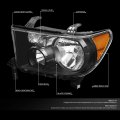 Oe Style Black Housing Amber Corner Headlight Lamps Tool Kit Compatible With Tundra Sequoia 07-17