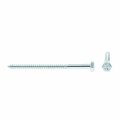 Prime-line Hex Lag Screws 1 In X 4 A307 Grade A Zinc Plated Steel 50 Pack