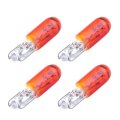 20 Pack Orange T5 74 Halogen Light Bulb Super Bright Instrument Panel Gauge Cluster Dashboard Bulbs