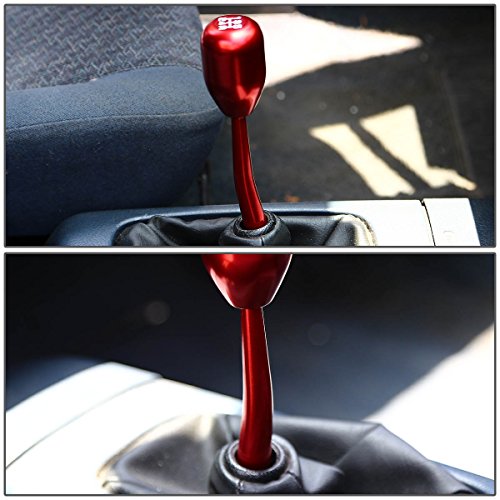 Auto Dynasty For Civic Del Sol Crx Integra Dual Bend Manual Transmission Racing Short Throw Shifter Red