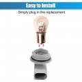 Uxcell 1 Pair Turn Signal Light Bulb Socket Lamp Blinker Holder Base No 1h0953123f For Audi