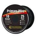 Black 10 Gauge Primary Wire 25 Ft Spool Pvc Outer Jacket For Trucks Automobiles Trailers And Boats Model 55260