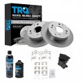 Rear Brake Pad And Rotor Kit With Chemical Ceramic For 1998 1999 Acura Cl 2002 Honda Accord Bka17593 