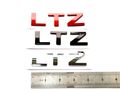 Yoaoo 2x Pair Oem Chrome Ltz Letter Nameplate Emblem Badge 2008-2015 Chevrolet Cruze Silverado Yukon Sierra