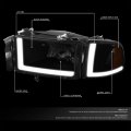 Auto Dynasty 4pcs Dual Led Drl Headlights Assembly And Signal Lamps Compatible With Dodge Ram 1500 2500 3500 Non-sport Model
