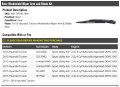 Rear Windshield Wiper Arm And Blade Kit Compatible With 2010-2015 Hyundai Tucson Sport Utility 4-door