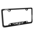 Ram 1500 Trx Printed Black Real Carbon Fiber 50 States License Plate Frame Official Licensed 