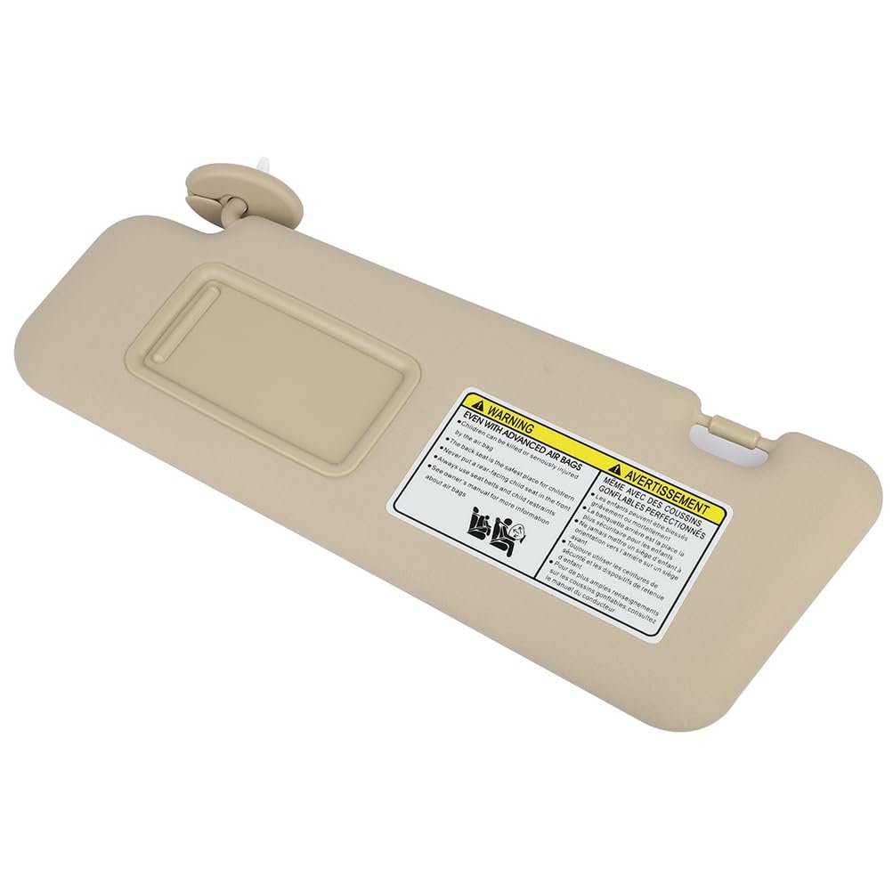 Sun Visor Fit For 2008-2013 Toyota Highlander With Sunroof Left And Right Sides Beige