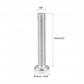 Uxcell M8x55mm Machine Screws Pan Phillips Cross Head Screw 304 Stainless Steel Fasteners Bolts 5pcs