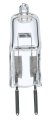 Satco S3160 35 Watt 595 Lumens T4 Halogen Gy6 Base 12 Volt Clear Light Bulb Dimmable 
