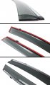 Premium Chrome Trim Window Visor Rain Guard Deflector With Clips Compatible For 2015-2022 Nissan Murano