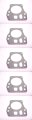Kawasaki 5 Pack Genuine 11004-7020 Head Gasket Fits Fj180v Oem 