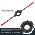 Uxcell Die Stock Handle Wrench For Metric M22-m24 Metric 7 8 -1 Unc Unf 55mm Od Rounds X 18mm Threading Die Holder With Plastic