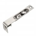 Uxcell Flush Bolt 4 Inch Stainless Steel Door Concealed Slide Lock Latch For Wood Composite Doors Double 4pcs Silver Tone