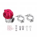 Hiwowsport 38mm Turbo Exhaust Manifold External V-band Wastegate Dump Pipe Valve Red 