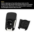 Key Shell Caseless Entry Remote Key Fob Replacement For Chevrolet Equinox 2010-2017 Sonic 2012-2017 4 Buttons Oht01060512