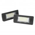 Gzyf 2pcs Light 24-led 6000k White License Plate Lamp For Bmw E82 E88 E90 E92 E39 E60 E70 E71 F10