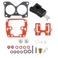 Antuko 2 Pack Carburetor Repair Kit With Float Fits Replacement For V4 85 90 100 115 125 140 Hp 439076