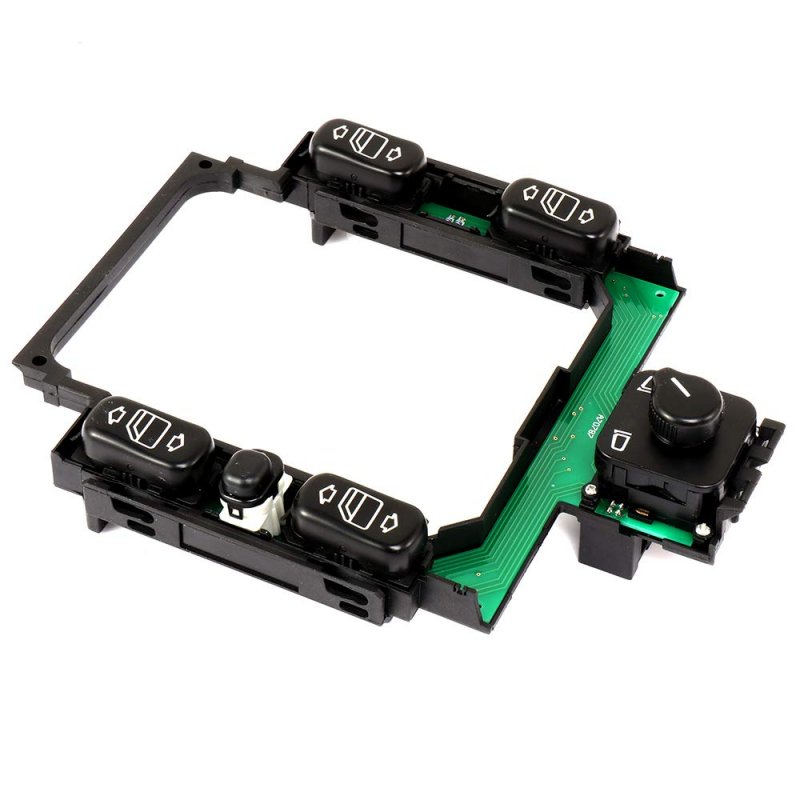 Power Window Master Control Switch For Mercedes Benz C220 1996 C280 1994 1997 C36 Amg 1995 Driver Side Console Mounted Replace