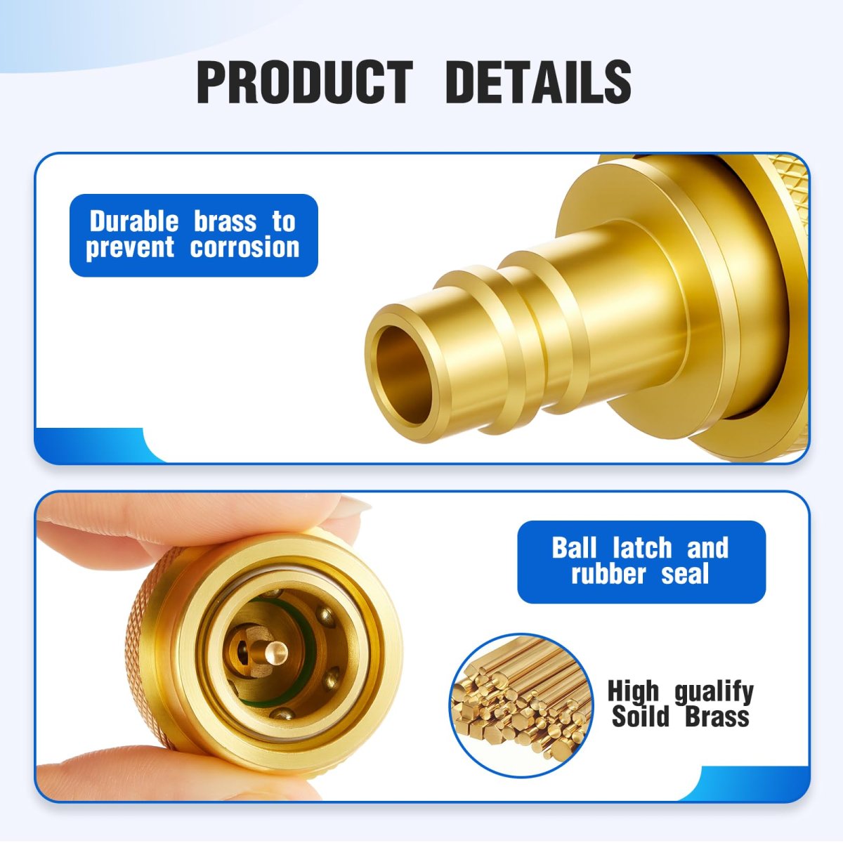 R1234yf Adapter Kit R134a Quick Couplers High Low Connector Brass Car Ac Evacuation Recharging Fittings For Auto Air