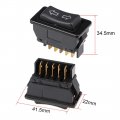 Uxcell Universal 5-pin Car Window Switch Control Master Rocker With Wiring Harness Momentary Glass Lifter Dc 12v