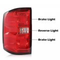 G-plus Tail Light Brake Lamp Left Compatible With 2014-2018 Chevy Silverado 1500 Gm2800261 14