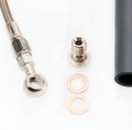 Kinugawa Top Mount Turbo Oil Feed Return Line Fit Rb20det Rb25det W Trust Td06-20g 