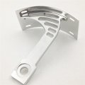 Smt-polished Curved Mount License Plate Tag Holder Bracket Compatible With Warrior V-max B00rw3dwcg